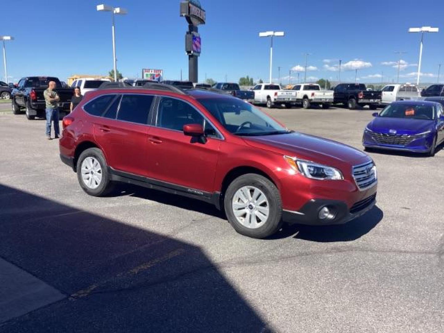 2015 Venetian Red Pearl /Slate Black Subaru Outback 2.5i Premium (4S4BSADC8F3) with an 2.5L H4 DOHC 16V engine, 6-Speed Automatic transmission, located at 1235 N Woodruff Ave., Idaho Falls, 83401, (208) 523-1053, 43.507172, -112.000488 - Photo#6