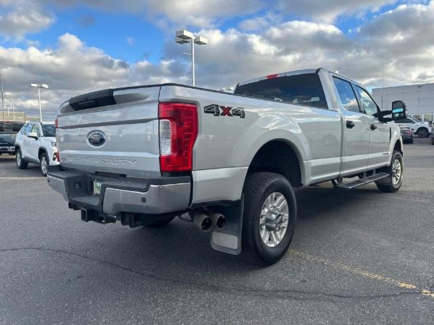 2019 Silver Spruce /Medium Earth Gray, cloth Ford F-350 SD XLT Crew Cab Long Bed 4WD (1FT8W3BT9KE) with an 6.7L V8 OHV 16V DIESEL engine, 6-Speed Automatic transmission, located at 1235 N Woodruff Ave., Idaho Falls, 83401, (208) 523-1053, 43.507172, -112.000488 - Photo#5