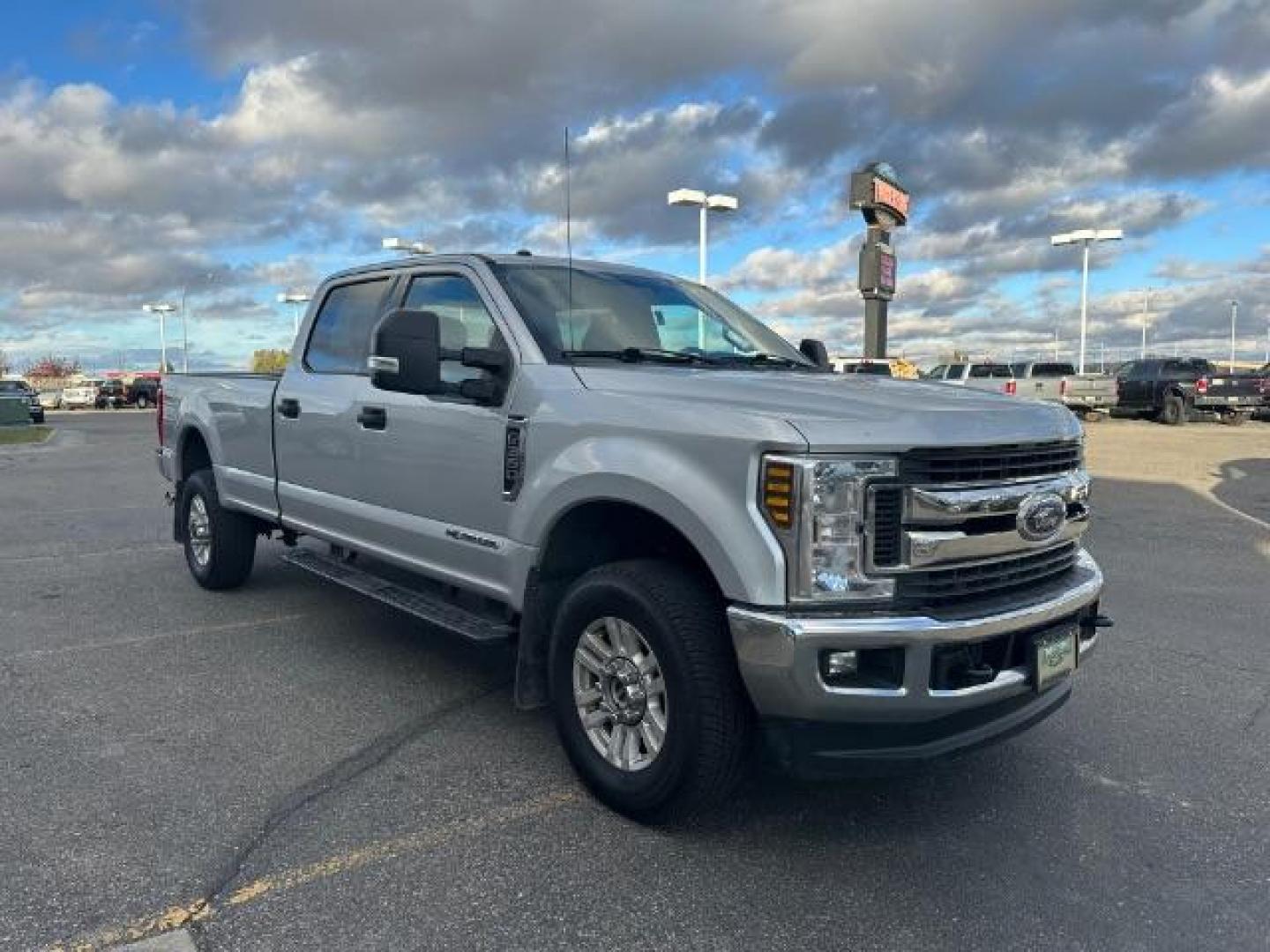 2019 Silver Spruce /Medium Earth Gray, cloth Ford F-350 SD XLT Crew Cab Long Bed 4WD (1FT8W3BT9KE) with an 6.7L V8 OHV 16V DIESEL engine, 6-Speed Automatic transmission, located at 1235 N Woodruff Ave., Idaho Falls, 83401, (208) 523-1053, 43.507172, -112.000488 - Photo#7