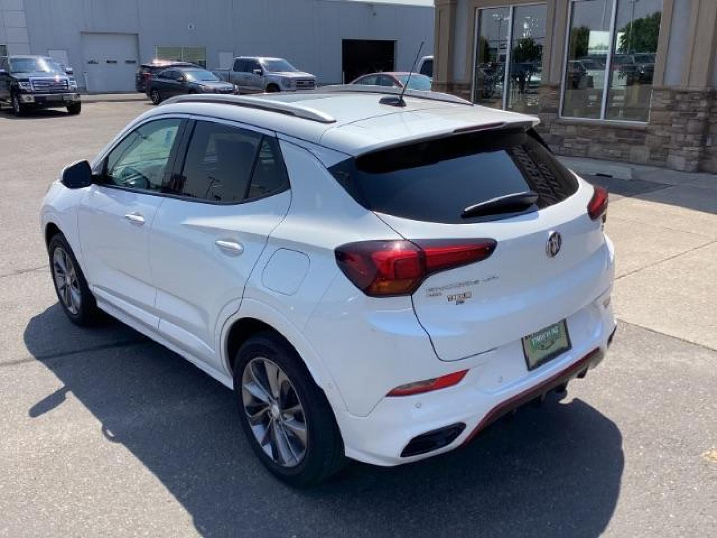 2021 WHITE /BLACK Buick Encore GX Essence AWD (KL4MMGSL5MB) with an 1.3L L3 TURBO engine, 9-Speed Automatic transmission, located at 1235 N Woodruff Ave., Idaho Falls, 83401, (208) 523-1053, 43.507172, -112.000488 - Photo#3