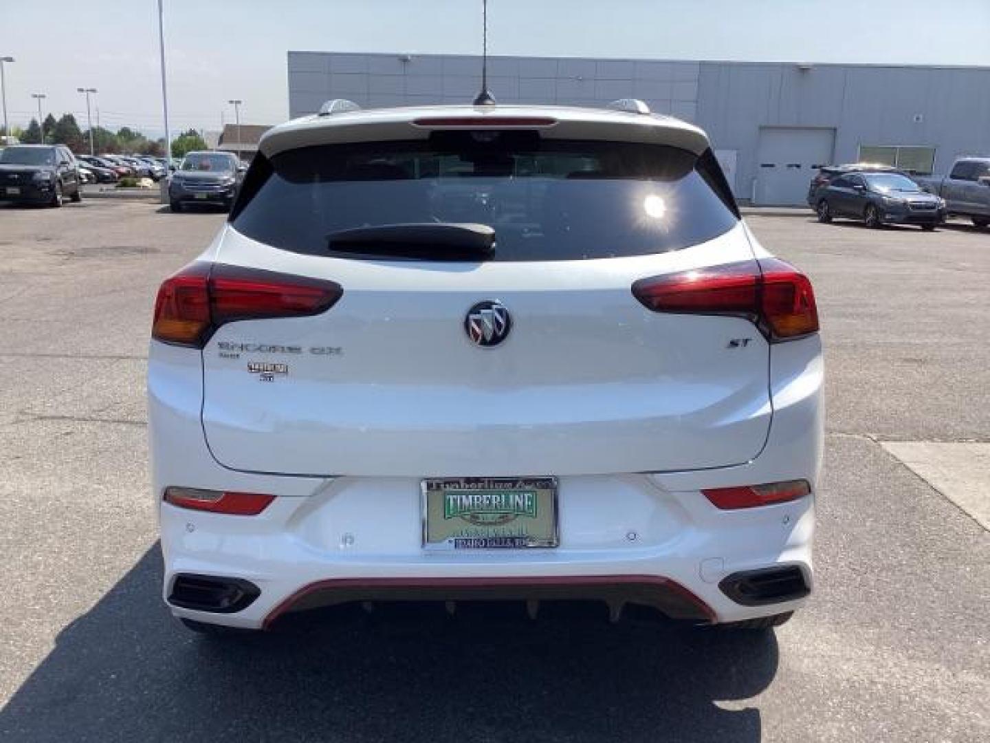 2021 WHITE /BLACK Buick Encore GX Essence AWD (KL4MMGSL5MB) with an 1.3L L3 TURBO engine, 9-Speed Automatic transmission, located at 1235 N Woodruff Ave., Idaho Falls, 83401, (208) 523-1053, 43.507172, -112.000488 - Photo#4