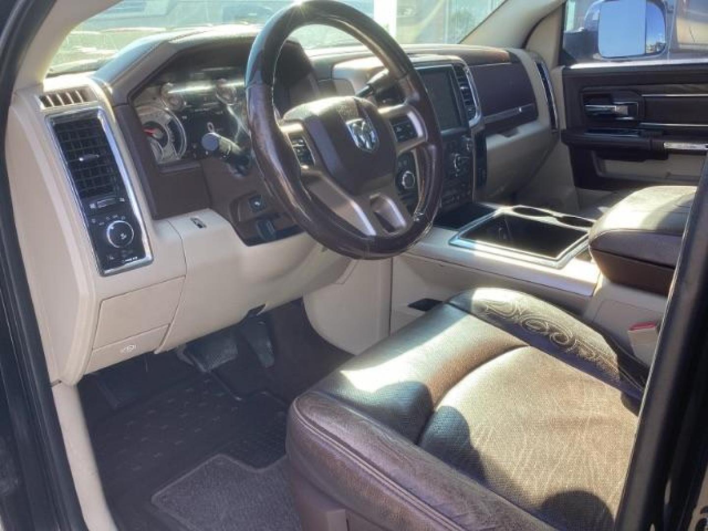 2013 Black Clearcoat /Cattle Tan/Black RAM 2500 Laramie Longhorn Edition Crew Cab SWB 4WD (3C6TR5GT5DG) with an 5.7L V8 OHV 16V engine, 6-Speed Automatic transmission, located at 1235 N Woodruff Ave., Idaho Falls, 83401, (208) 523-1053, 43.507172, -112.000488 - Photo#11