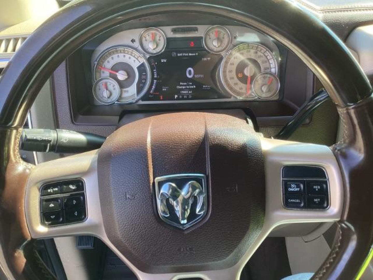 2013 Black Clearcoat /Cattle Tan/Black RAM 2500 Laramie Longhorn Edition Crew Cab SWB 4WD (3C6TR5GT5DG) with an 5.7L V8 OHV 16V engine, 6-Speed Automatic transmission, located at 1235 N Woodruff Ave., Idaho Falls, 83401, (208) 523-1053, 43.507172, -112.000488 - Photo#36