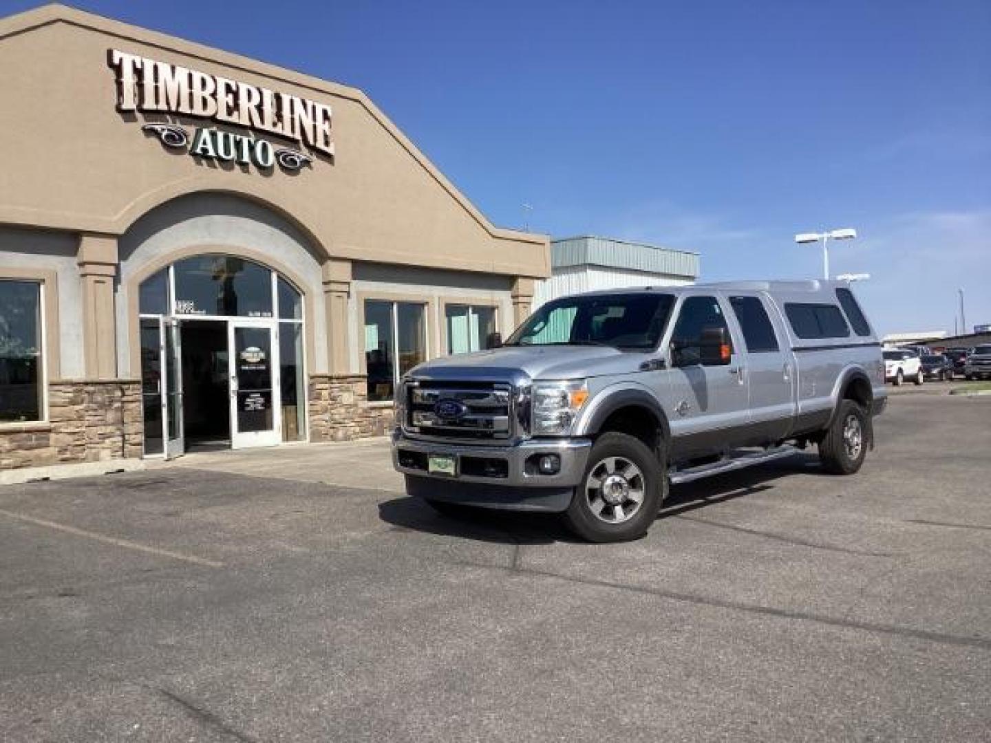 2012 Ingot Silver Metallic /Black Leather Interior Ford F-350 SD Lariat Crew Cab Long Bed 4WD (1FT8W3BT4CE) with an 6.7L V8 OHV 16V DIESEL engine, 6-Speed Automatic transmission, located at 1235 N Woodruff Ave., Idaho Falls, 83401, (208) 523-1053, 43.507172, -112.000488 - Photo#0