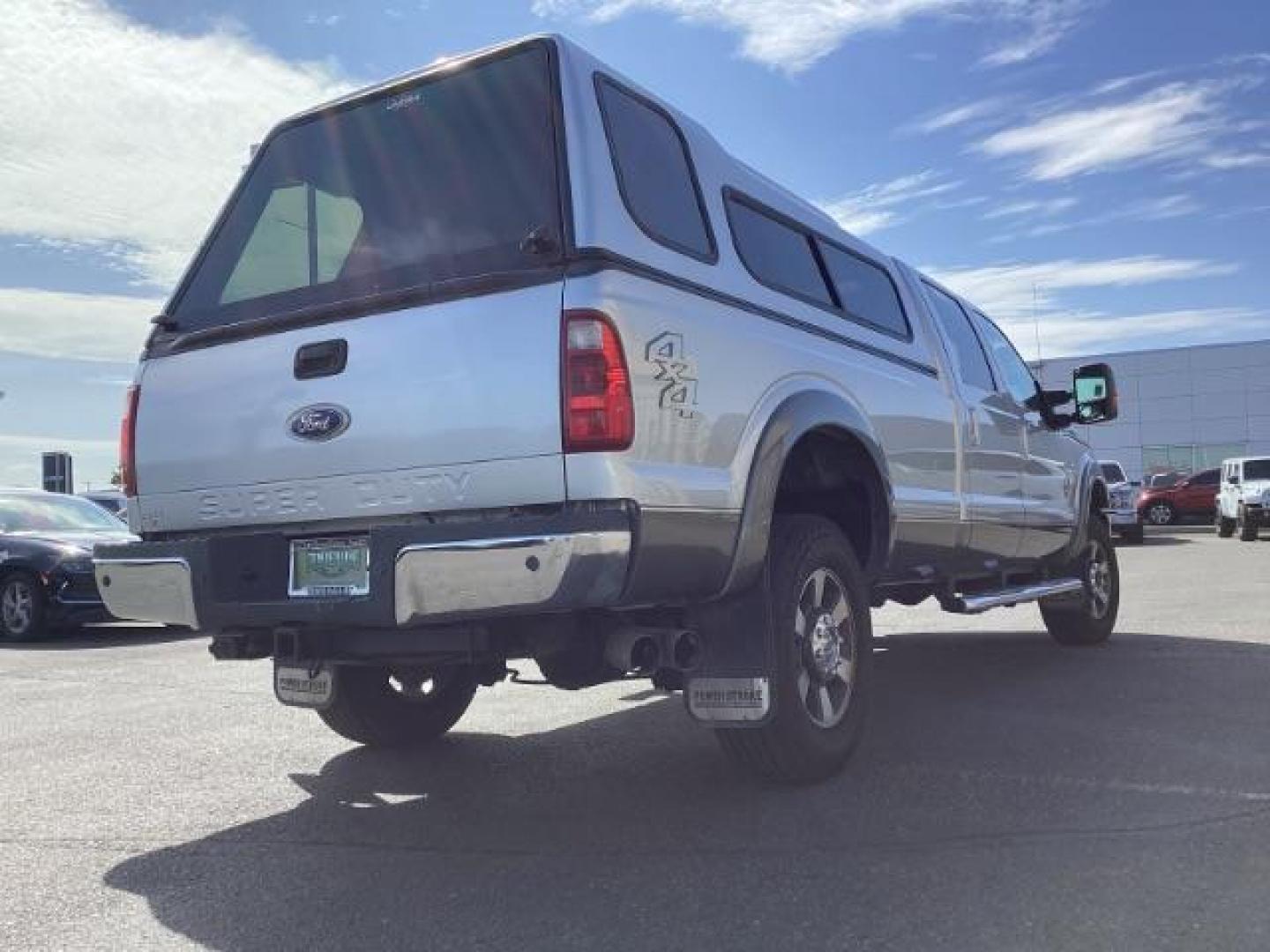 2012 Ingot Silver Metallic /Black Leather Interior Ford F-350 SD Lariat Crew Cab Long Bed 4WD (1FT8W3BT4CE) with an 6.7L V8 OHV 16V DIESEL engine, 6-Speed Automatic transmission, located at 1235 N Woodruff Ave., Idaho Falls, 83401, (208) 523-1053, 43.507172, -112.000488 - Photo#6