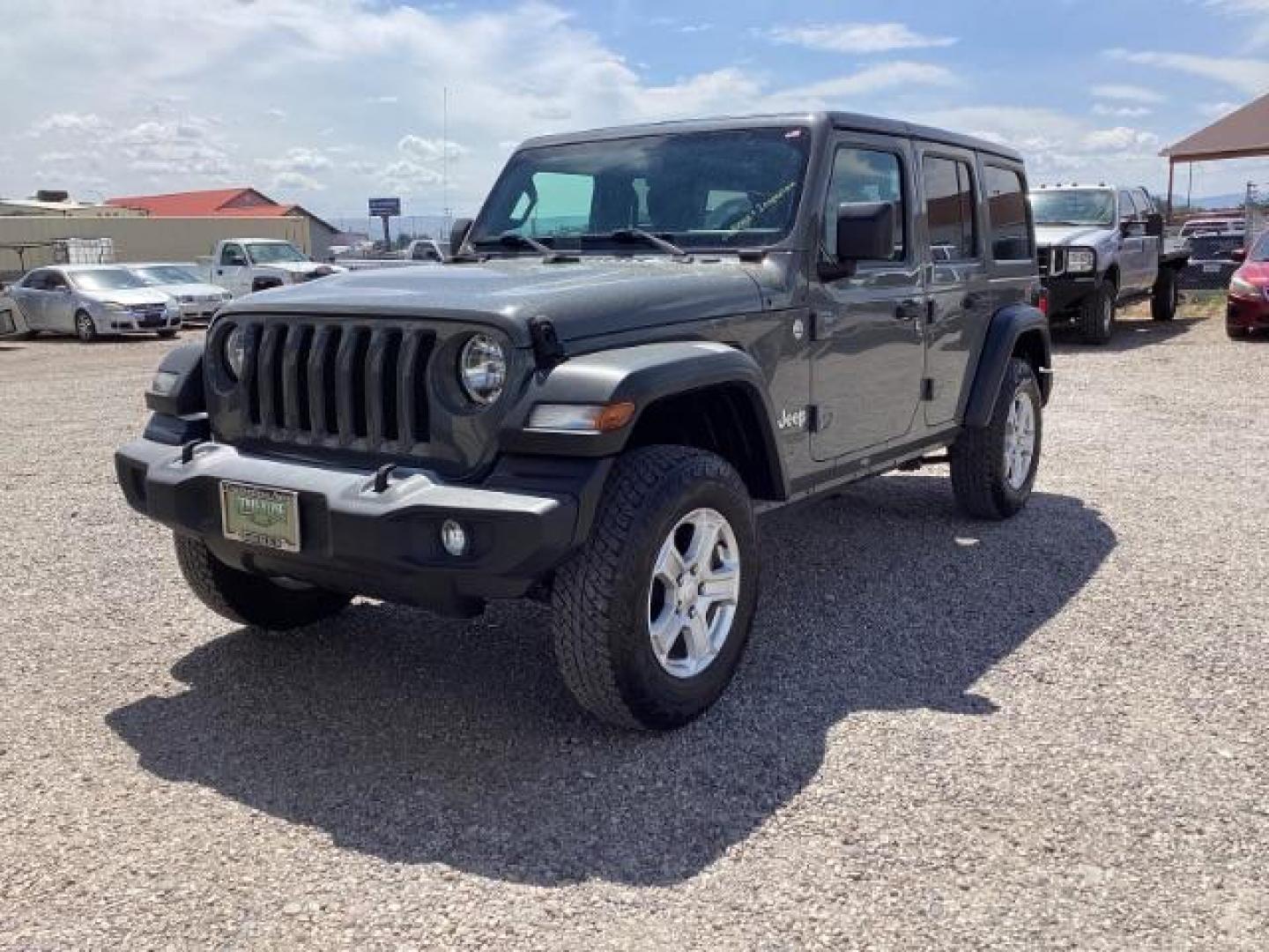 2018 BLACK /CLOTH Jeep Wrangler Unlimited Sport (1C4HJXDN1JW) with an 2.0L L4 DOHC 16V TURBO engine, 6-Speed Automatic transmission, located at 1235 N Woodruff Ave., Idaho Falls, 83401, (208) 523-1053, 43.507172, -112.000488 - Photo#0