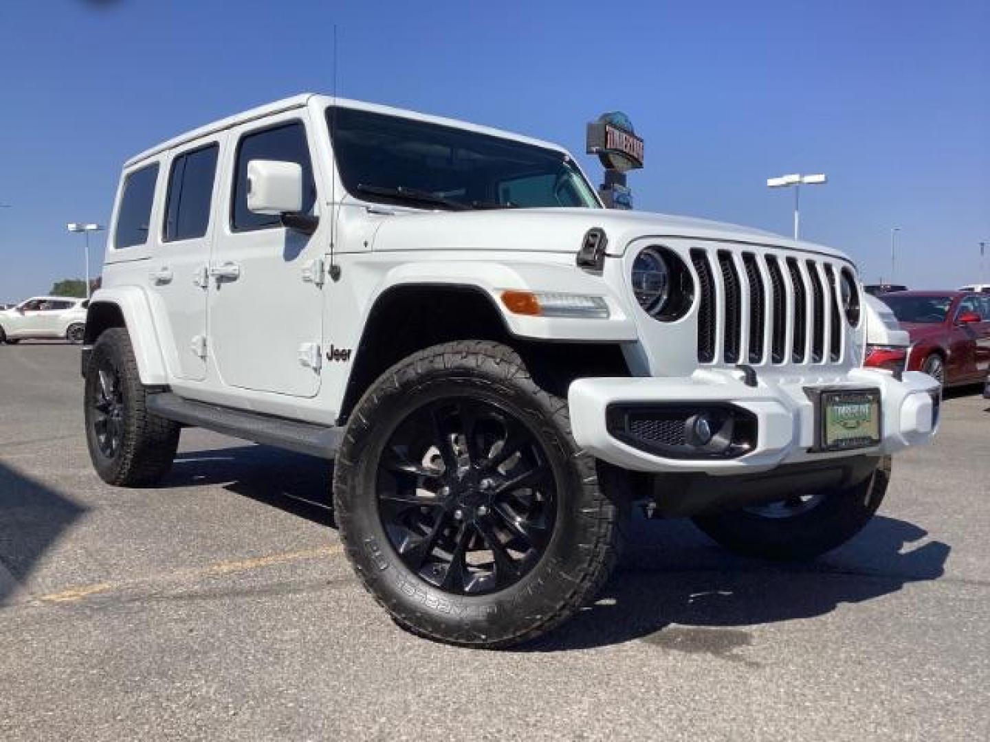 2021 WHITE /CLOTH Jeep Wrangler Unlimited Sahara Altitude (1C4HJXEN8MW) with an 2.0L L4 DOHC 16V TURBO HYBRID engine, 8-Speed Automatic transmission, located at 1235 N Woodruff Ave., Idaho Falls, 83401, (208) 523-1053, 43.507172, -112.000488 - Photo#7