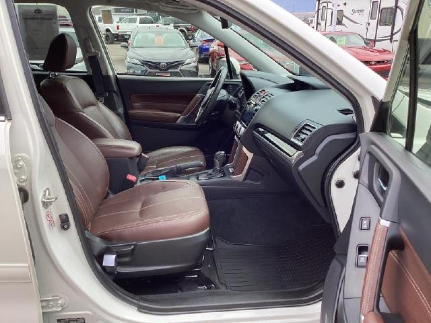 2018 WHITE /Black, leather Subaru Forester 2.5i Touring (JF2SJAWC4JH) with an 2.5L H4 SOHC 16V engine, Continuously Variable Transmission transmission, located at 1235 N Woodruff Ave., Idaho Falls, 83401, (208) 523-1053, 43.507172, -112.000488 - Photo#26