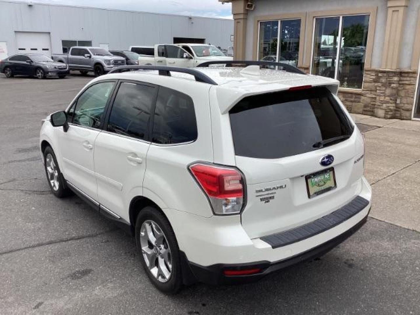 2018 WHITE /Black, leather Subaru Forester 2.5i Touring (JF2SJAWC4JH) with an 2.5L H4 SOHC 16V engine, Continuously Variable Transmission transmission, located at 1235 N Woodruff Ave., Idaho Falls, 83401, (208) 523-1053, 43.507172, -112.000488 - Photo#3