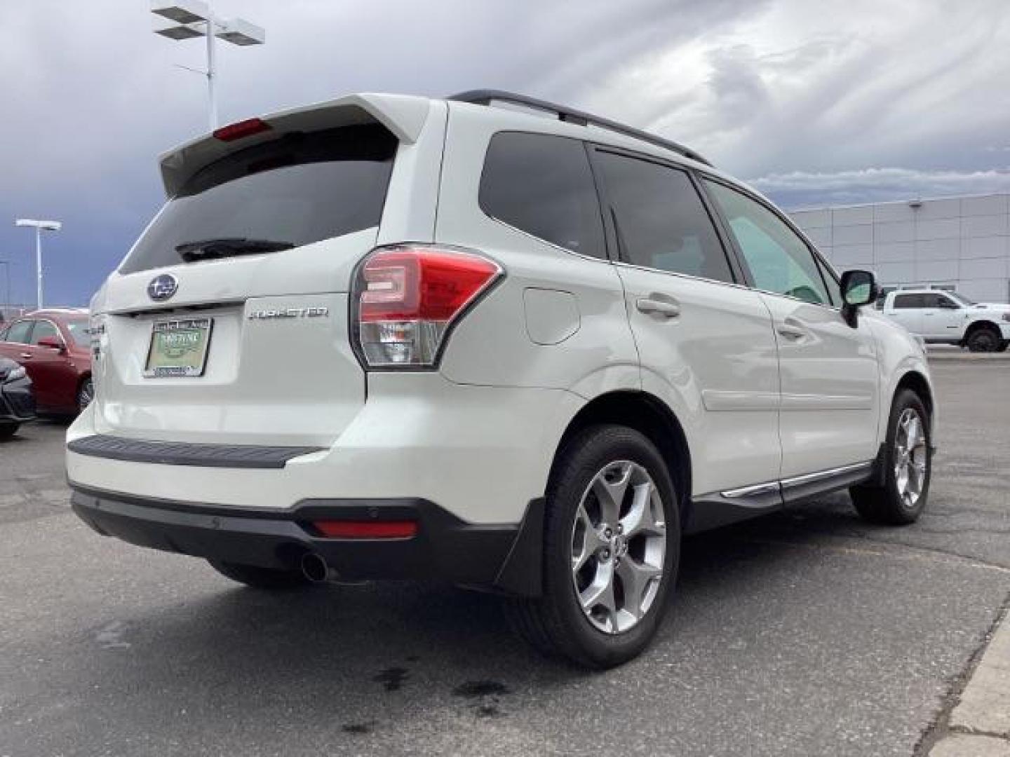 2018 WHITE /Black, leather Subaru Forester 2.5i Touring (JF2SJAWC4JH) with an 2.5L H4 SOHC 16V engine, Continuously Variable Transmission transmission, located at 1235 N Woodruff Ave., Idaho Falls, 83401, (208) 523-1053, 43.507172, -112.000488 - Photo#5