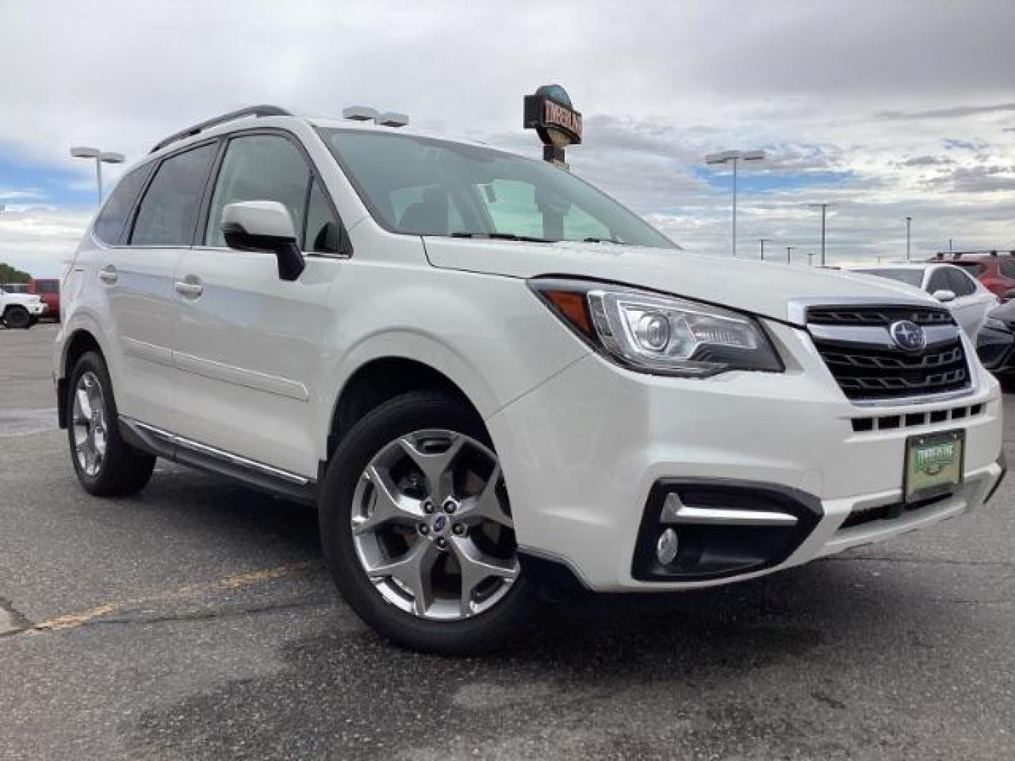 2018 WHITE /Black, leather Subaru Forester 2.5i Touring (JF2SJAWC4JH) with an 2.5L H4 SOHC 16V engine, Continuously Variable Transmission transmission, located at 1235 N Woodruff Ave., Idaho Falls, 83401, (208) 523-1053, 43.507172, -112.000488 - Photo#7