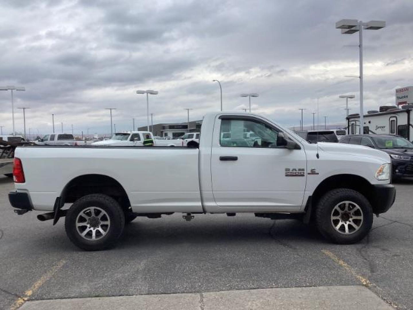 2018 WHITE /Black/Diesel Gray (Fleet), cloth RAM 2500 Tradesman Regular Cab 4WD (3C6MR5AL4JG) with an 6.7L L6 OHV 24V TURBO DIESEL engine, 6-Speed Automatic transmission, located at 1235 N Woodruff Ave., Idaho Falls, 83401, (208) 523-1053, 43.507172, -112.000488 - Photo#6