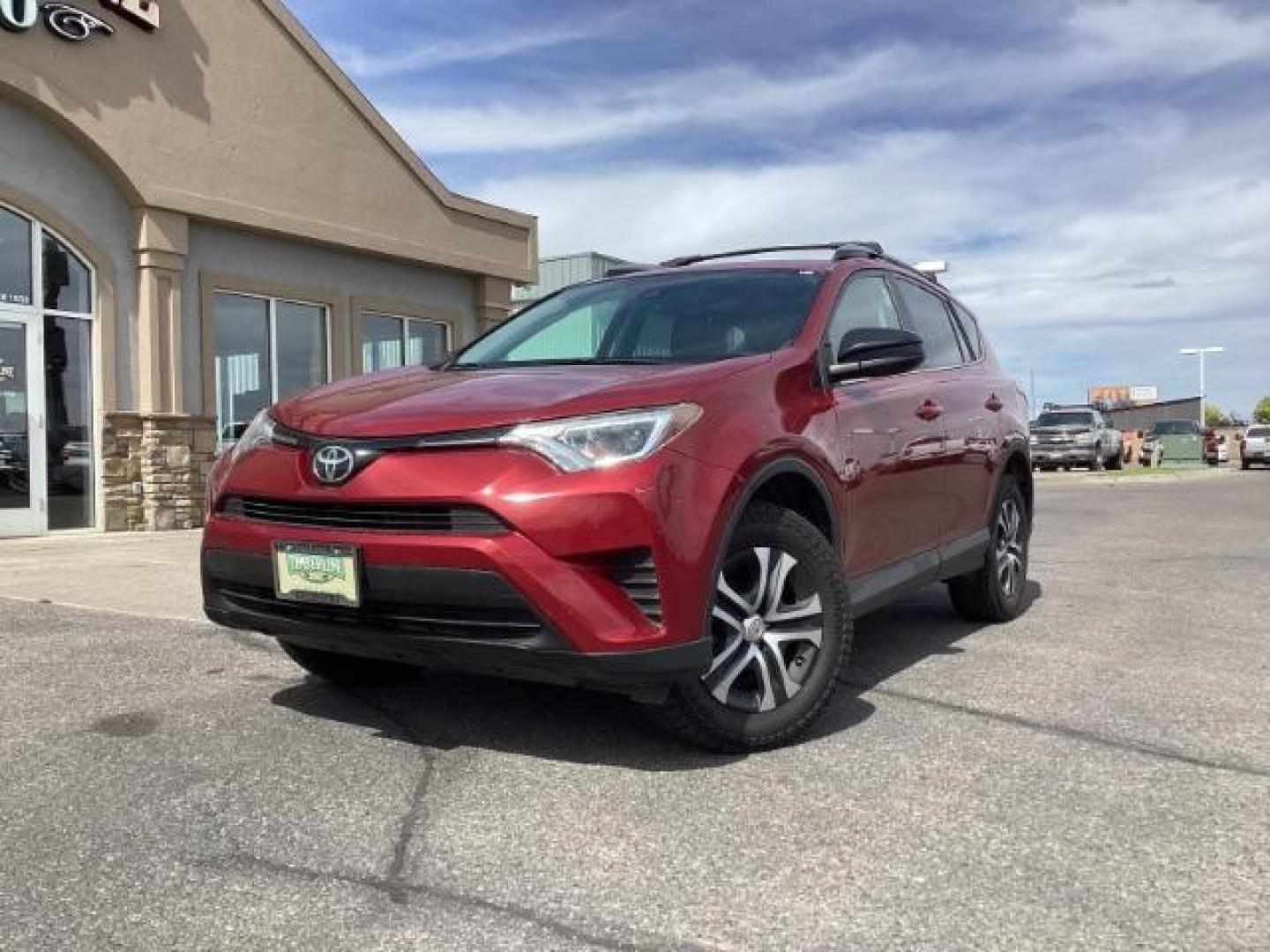 2018 Ruby Flare Pearl /Black, cloth Toyota RAV4 LE AWD (2T3BFREVXJW) with an 2.5L L4 DOHC 16V engine, 6-Speed Automatic transmission, located at 1235 N Woodruff Ave., Idaho Falls, 83401, (208) 523-1053, 43.507172, -112.000488 - Photo#1