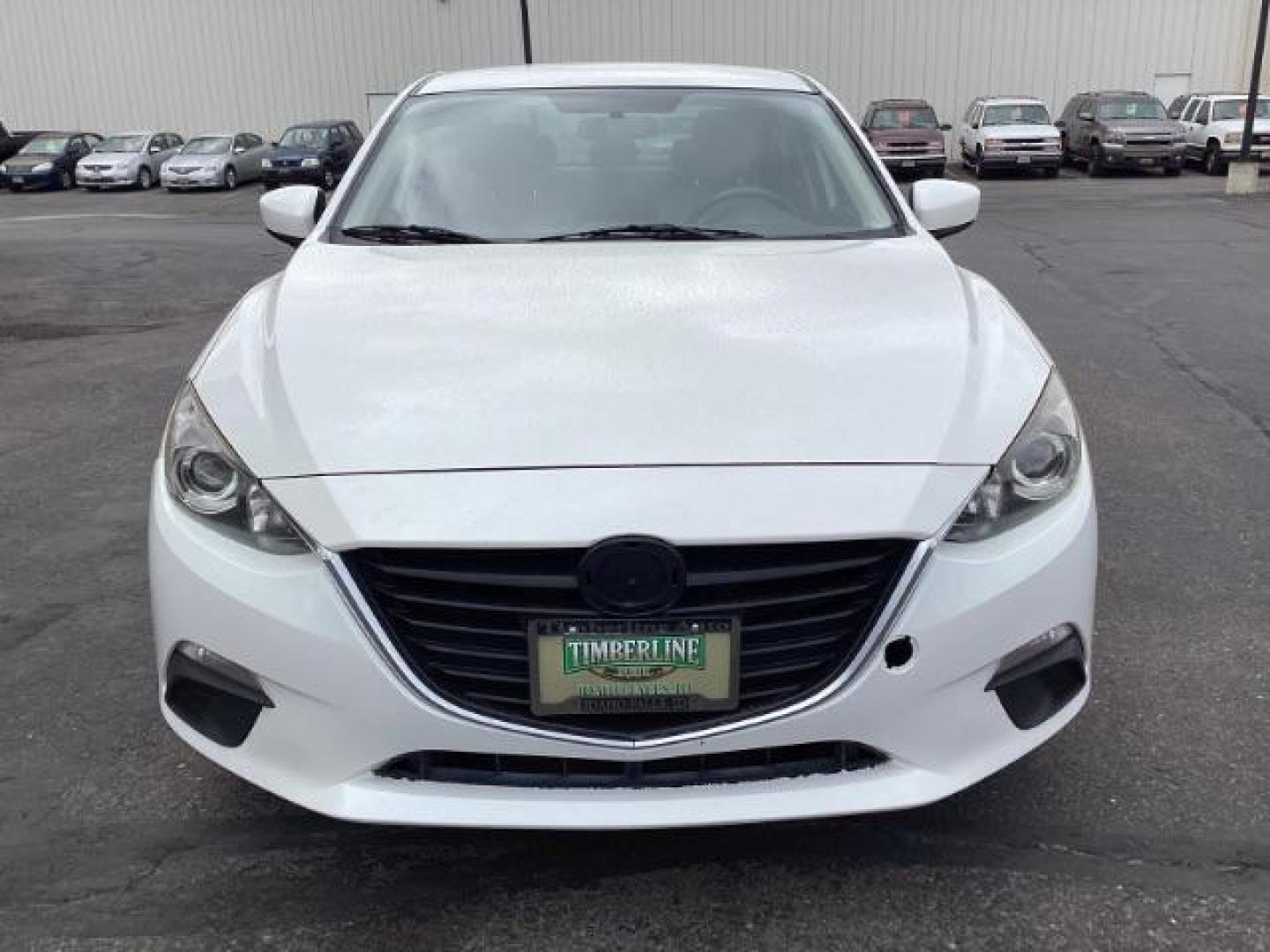 2014 WHITE /Black Mazda MAZDA3 i Sport AT 4-Door (JM1BM1U74E1) with an 2.0L L4 DOHC 16V engine, 6-Speed Automatic transmission, located at 1235 N Woodruff Ave., Idaho Falls, 83401, (208) 523-1053, 43.507172, -112.000488 - Photo#8