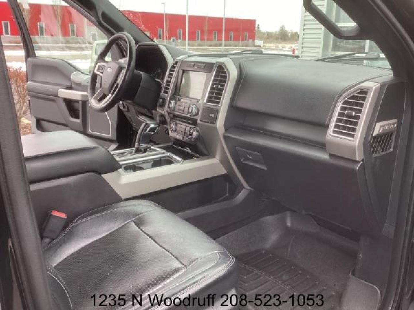 2016 BLACK /Black, leather Ford F-150 Lariat SuperCrew 5.5-ft. Bed 4WD (1FTFW1EG0GK) with an 3.5 V6 engine, 6-Speed Automatic transmission, located at 1235 N Woodruff Ave., Idaho Falls, 83401, (208) 523-1053, 43.507172, -112.000488 - Photo#10