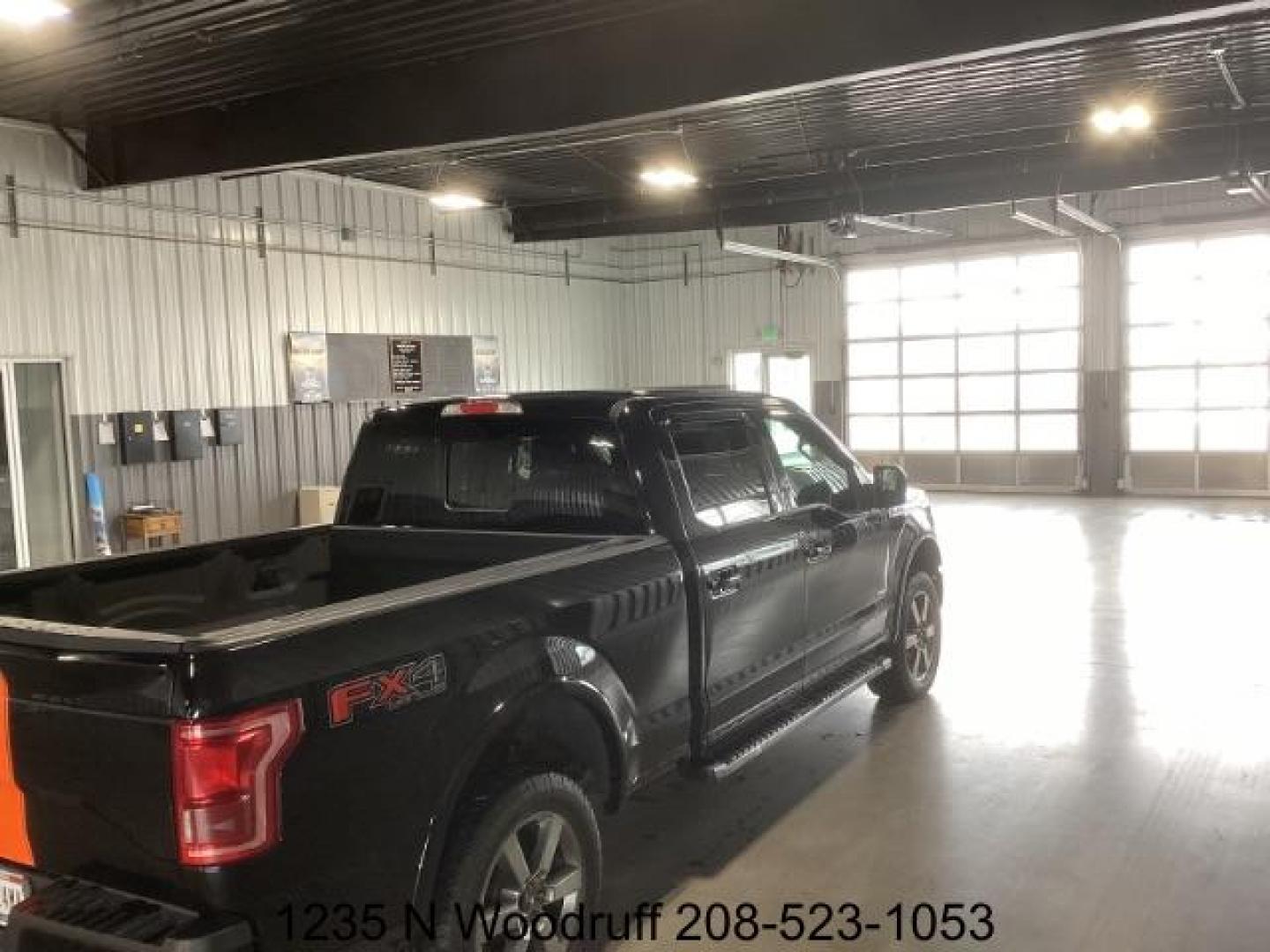 2016 BLACK /Black, leather Ford F-150 Lariat SuperCrew 5.5-ft. Bed 4WD (1FTFW1EG0GK) with an 3.5 V6 engine, 6-Speed Automatic transmission, located at 1235 N Woodruff Ave., Idaho Falls, 83401, (208) 523-1053, 43.507172, -112.000488 - Photo#4