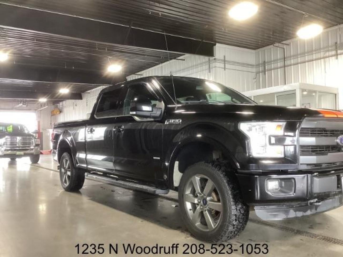 2016 BLACK /Black, leather Ford F-150 Lariat SuperCrew 5.5-ft. Bed 4WD (1FTFW1EG0GK) with an 3.5 V6 engine, 6-Speed Automatic transmission, located at 1235 N Woodruff Ave., Idaho Falls, 83401, (208) 523-1053, 43.507172, -112.000488 - Photo#5