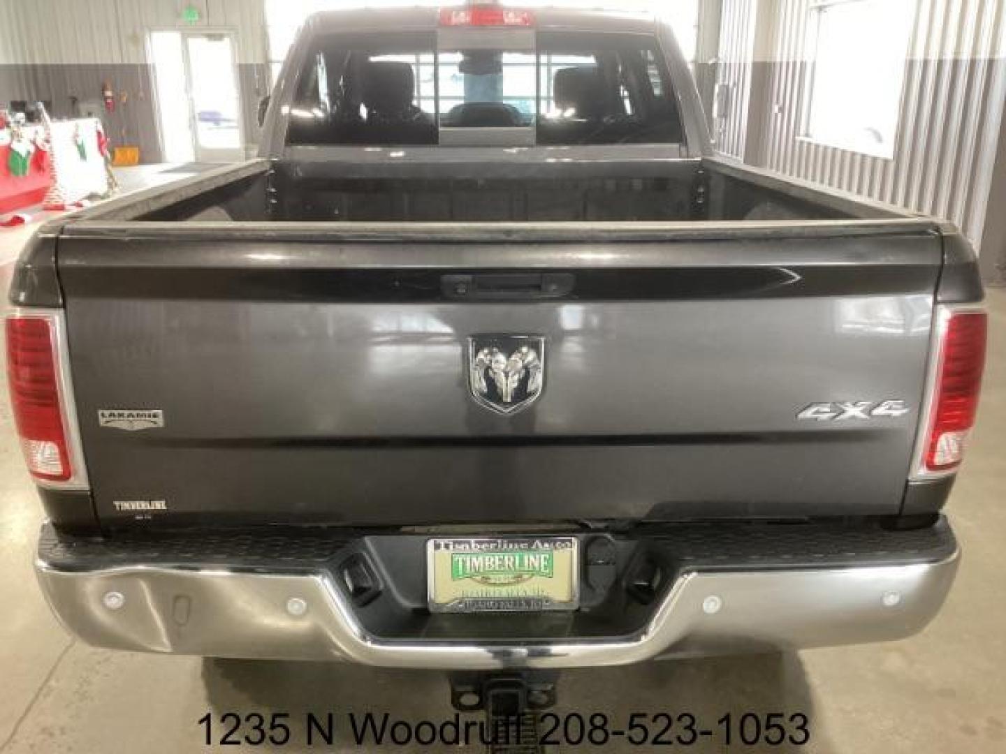 2017 GRAY /Black, leather RAM 2500 Laramie Crew Cab SWB 4WD (3C6UR5FL3HG) with an 6.7L L6 OHV 24V TURBO DIESEL engine, 6-Speed Automatic transmission, located at 1235 N Woodruff Ave., Idaho Falls, 83401, (208) 523-1053, 43.507172, -112.000488 - Photo#3