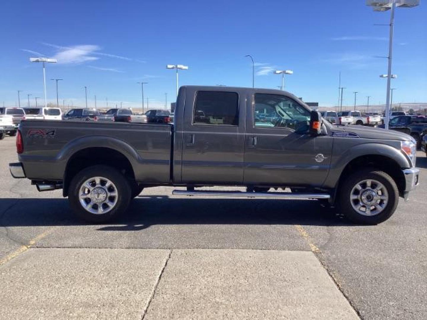 2014 GRAY /Black Ford F-350 SD Lariat Crew Cab 4WD (1FT8W3BT8EE) with an 6.7L V8 OHV 16V DIESEL engine, 6-Speed Automatic transmission, located at 1235 N Woodruff Ave., Idaho Falls, 83401, (208) 523-1053, 43.507172, -112.000488 - Photo#6