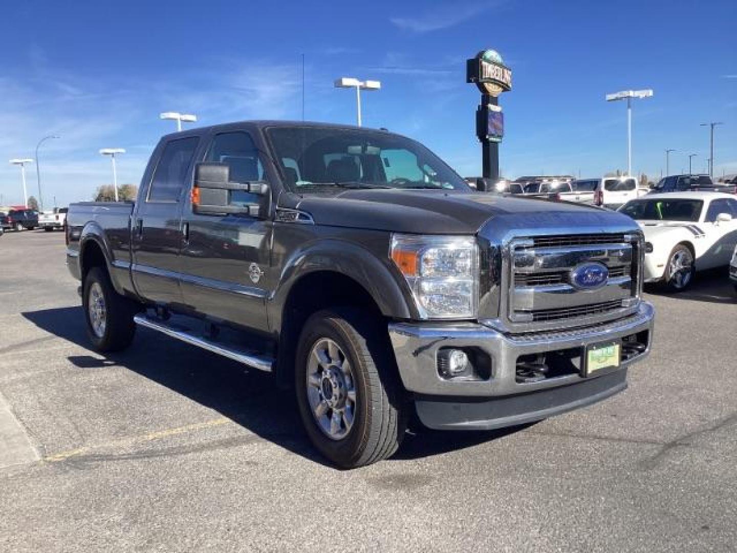 2014 GRAY /Black Ford F-350 SD Lariat Crew Cab 4WD (1FT8W3BT8EE) with an 6.7L V8 OHV 16V DIESEL engine, 6-Speed Automatic transmission, located at 1235 N Woodruff Ave., Idaho Falls, 83401, (208) 523-1053, 43.507172, -112.000488 - Photo#7