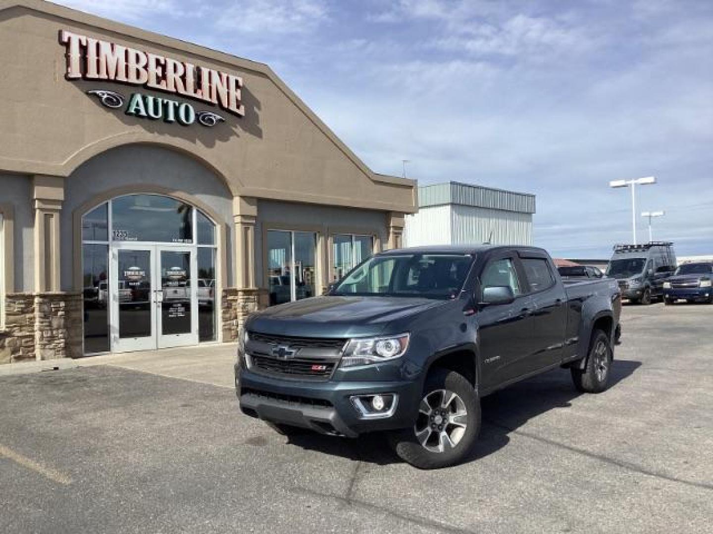 2019 GRAY /Jet Black, leather Chevrolet Colorado Z71 Crew Cab 4WD Short Box (1GCPTDE18K1) with an 2.8L L4 DOHC 16V TURBO DIESEL engine, 6-Speed Automatic transmission, located at 1235 N Woodruff Ave., Idaho Falls, 83401, (208) 523-1053, 43.507172, -112.000488 - Photo#0