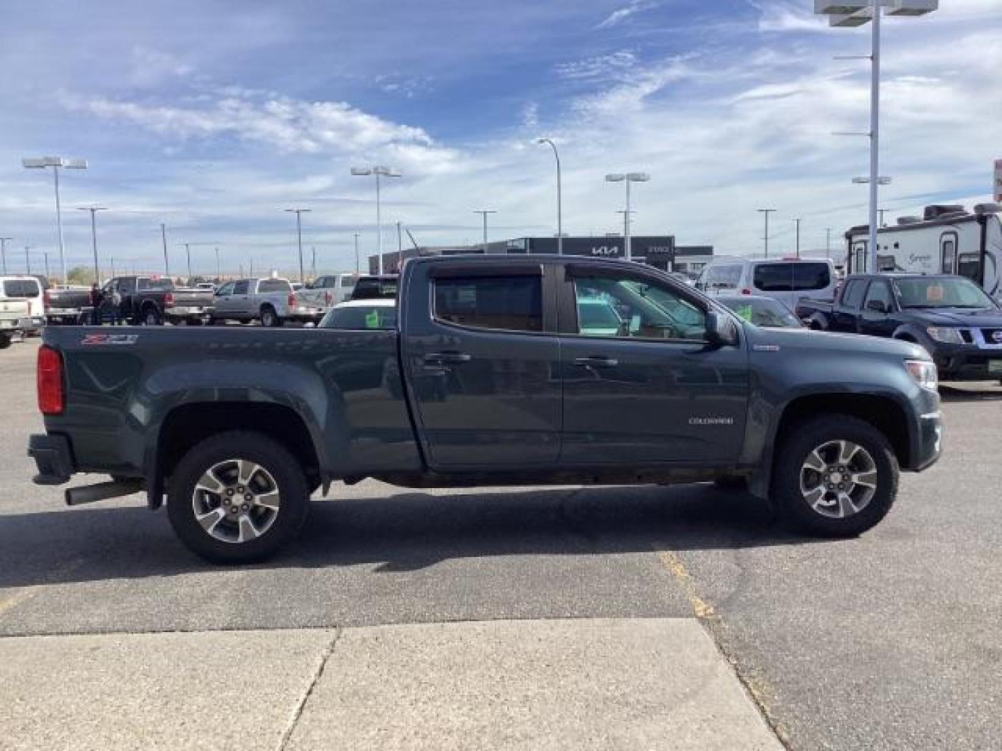 2019 GRAY /Jet Black, leather Chevrolet Colorado Z71 Crew Cab 4WD Short Box (1GCPTDE18K1) with an 2.8L L4 DOHC 16V TURBO DIESEL engine, 6-Speed Automatic transmission, located at 1235 N Woodruff Ave., Idaho Falls, 83401, (208) 523-1053, 43.507172, -112.000488 - Photo#7