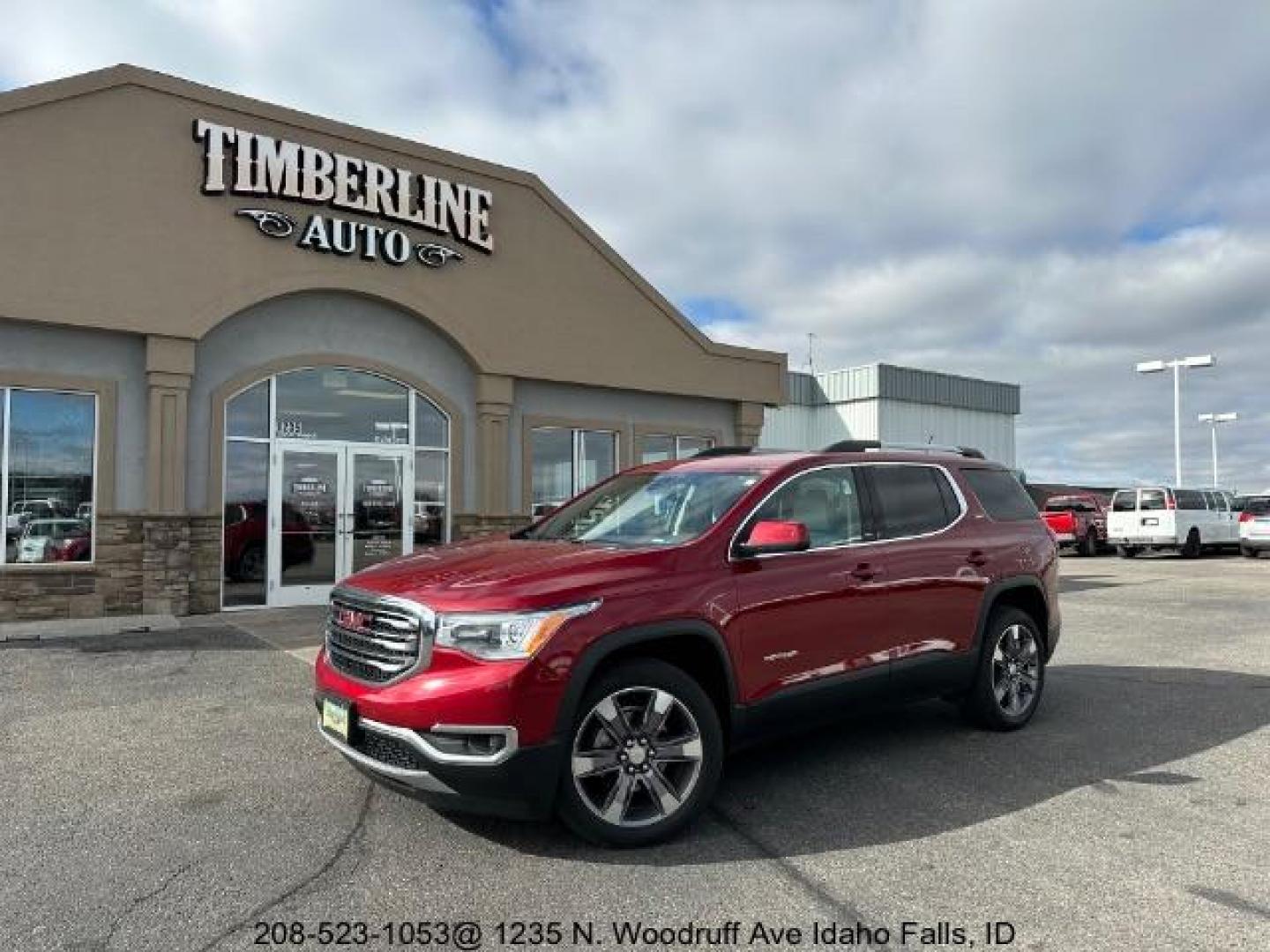 2019 Red Quartz Tintcoat /Cocoa/Light Ash Gray, leather GMC Acadia SLT-2 AWD (1GKKNWLS3KZ) with an 3.6L V6 DOHC 24V engine, 6-Speed Automatic transmission, located at 1235 N Woodruff Ave., Idaho Falls, 83401, (208) 523-1053, 43.507172, -112.000488 - Photo#0