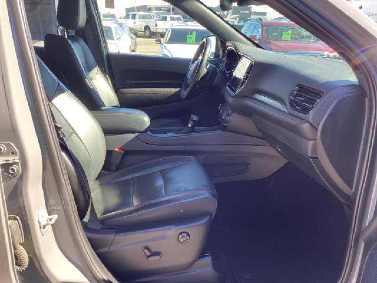 2023 Destroyer Grey Clear Coat /Black Dodge Durango GT Plus AWD (1C4RDJDG9PC) with an 3.6L V6 DOHC 24V engine, 8-Speed Automatic transmission, located at 1235 N Woodruff Ave., Idaho Falls, 83401, (208) 523-1053, 43.507172, -112.000488 - Photo#35