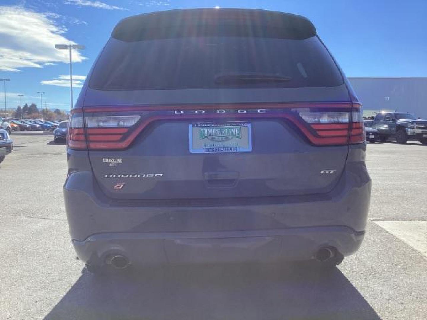 2023 Destroyer Grey Clear Coat /Black Dodge Durango GT Plus AWD (1C4RDJDG9PC) with an 3.6L V6 DOHC 24V engine, 8-Speed Automatic transmission, located at 1235 N Woodruff Ave., Idaho Falls, 83401, (208) 523-1053, 43.507172, -112.000488 - Photo#4