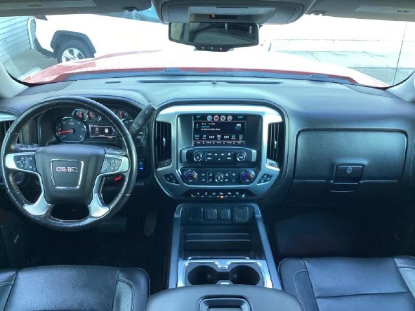 2017 Cardinal Red /Jet Black, leather GMC Sierra 1500 SLT Crew Cab Short Box 4WD (3GTU2NEC1HG) with an 5.3L V8 OHV 16V engine, 6-Speed Automatic transmission, located at 1235 N Woodruff Ave., Idaho Falls, 83401, (208) 523-1053, 43.507172, -112.000488 - Photo#11