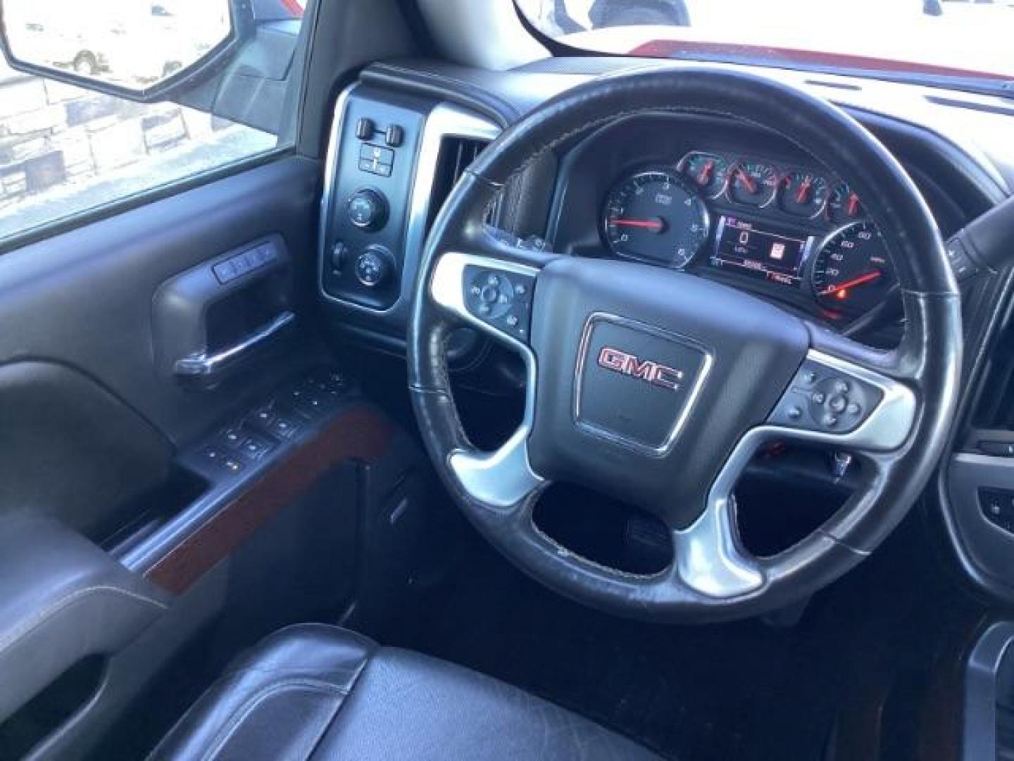 2017 Cardinal Red /Jet Black, leather GMC Sierra 1500 SLT Crew Cab Short Box 4WD (3GTU2NEC1HG) with an 5.3L V8 OHV 16V engine, 6-Speed Automatic transmission, located at 1235 N Woodruff Ave., Idaho Falls, 83401, (208) 523-1053, 43.507172, -112.000488 - Photo#12