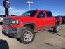 2017 Cardinal Red /Jet Black, leather GMC Sierra 1500 SLT Crew Cab Short Box 4WD (3GTU2NEC1HG) with an 5.3L V8 OHV 16V engine, 6-Speed Automatic transmission, located at 1235 N Woodruff Ave., Idaho Falls, 83401, (208) 523-1053, 43.507172, -112.000488 - Photo#1