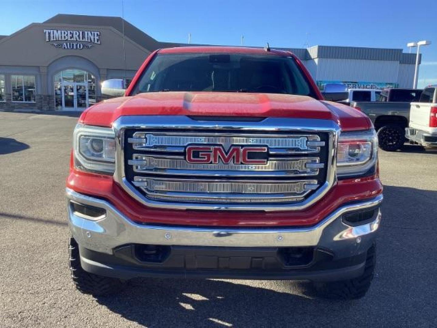 2017 Cardinal Red /Jet Black, leather GMC Sierra 1500 SLT Crew Cab Short Box 4WD (3GTU2NEC1HG) with an 5.3L V8 OHV 16V engine, 6-Speed Automatic transmission, located at 1235 N Woodruff Ave., Idaho Falls, 83401, (208) 523-1053, 43.507172, -112.000488 - Photo#8