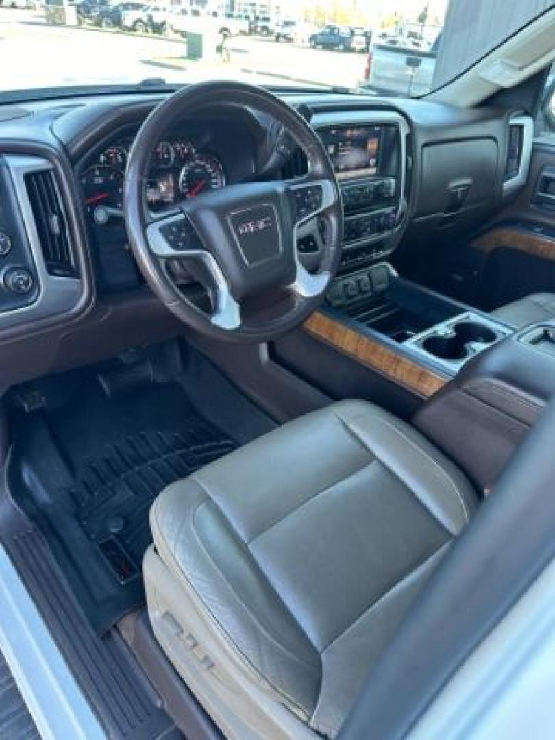 2015 Summit White /Cocoa/Dune, leather GMC Sierra 1500 SLT Crew Cab Short Box 4WD (3GTU2VEJ6FG) with an 6.2L V8 OHV 16V engine, 6-Speed Automatic transmission, located at 1235 N Woodruff Ave., Idaho Falls, 83401, (208) 523-1053, 43.507172, -112.000488 - Photo#12