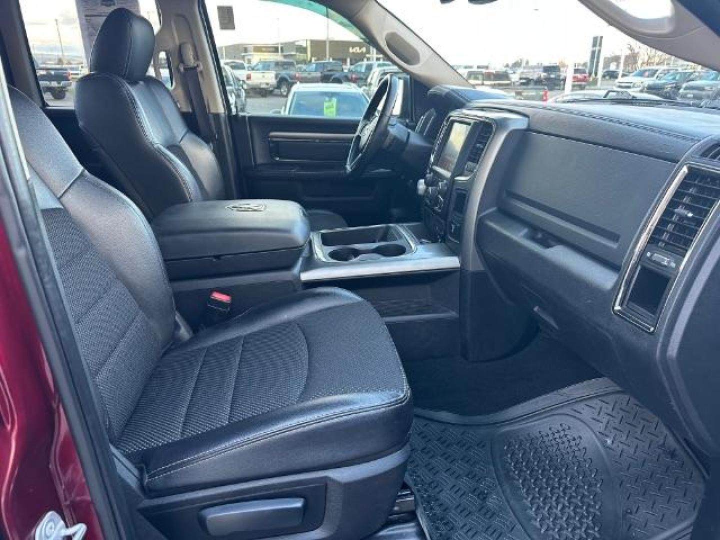 2017 Flame Red Clear Coat /Black, cloth RAM 1500 Sport Quad Cab 4WD (1C6RR7HT6HS) with an 5.7L V8 OHV 16V engine, 8-Speed Automatic transmission, located at 1235 N Woodruff Ave., Idaho Falls, 83401, (208) 523-1053, 43.507172, -112.000488 - Photo#15