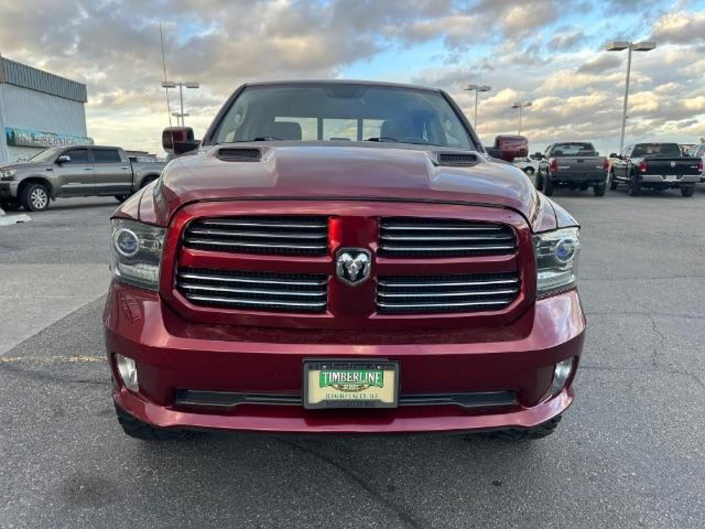 2017 Flame Red Clear Coat /Black, cloth RAM 1500 Sport Quad Cab 4WD (1C6RR7HT6HS) with an 5.7L V8 OHV 16V engine, 8-Speed Automatic transmission, located at 1235 N Woodruff Ave., Idaho Falls, 83401, (208) 523-1053, 43.507172, -112.000488 - Photo#8