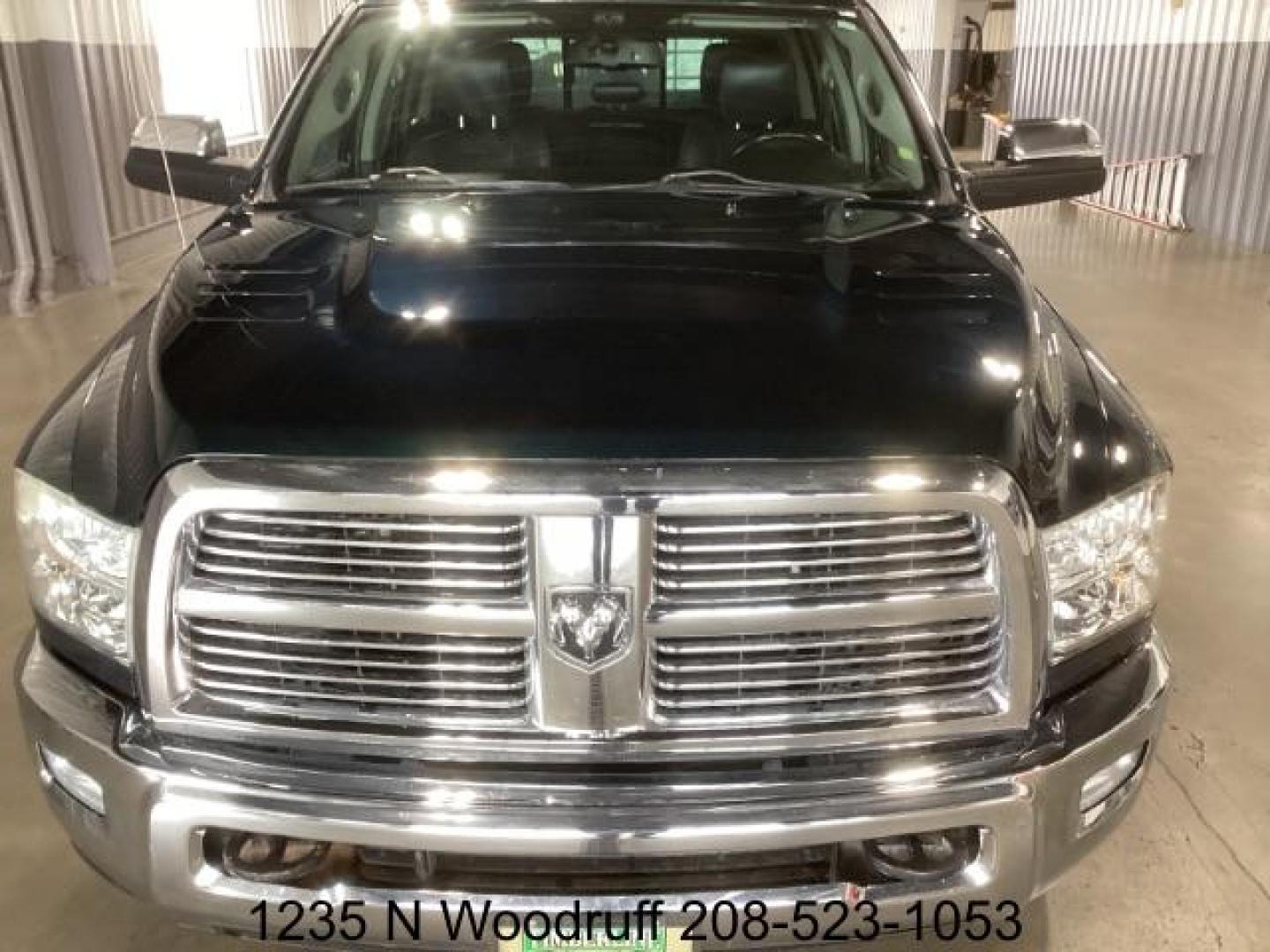 2011 GREEN /Dark Slate Leather Interior RAM 2500 Laramie Crew Cab SWB 4WD (3D7TT2CT8BG) with an 5.7L V8 OHV 16V engine, 5-Speed Automatic transmission, located at 1235 N Woodruff Ave., Idaho Falls, 83401, (208) 523-1053, 43.507172, -112.000488 - Photo#6