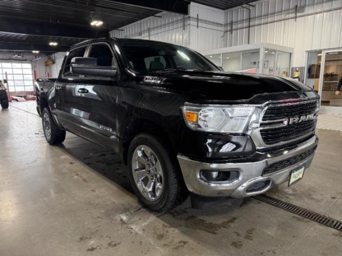 2019 BLACK /Black/Diesel Gray, premium cloth RAM 1500 Big Horn Crew Cab SWB 4WD (1C6SRFFT2KN) with an 5.7L V8 OHV 16V engine, 8-Speed Automatic transmission, located at 1235 N Woodruff Ave., Idaho Falls, 83401, (208) 523-1053, 43.507172, -112.000488 - Photo#5