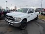 2018 WHITE /Black/Diesel Gray, cloth RAM 3500 Tradesman Crew Cab 4WD (3C63R3GL0JG) with an 6.7L L6 OHV 24V TURBO DIESEL engine, 6-Speed Automatic transmission, located at 1235 N Woodruff Ave., Idaho Falls, 83401, (208) 523-1053, 43.507172, -112.000488 - Photo#0