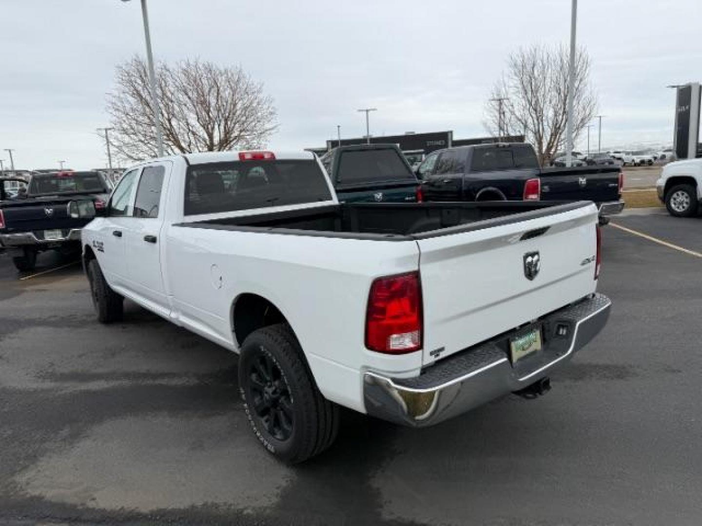 2018 WHITE /Black/Diesel Gray, cloth RAM 3500 Tradesman Crew Cab 4WD (3C63R3GL0JG) with an 6.7L L6 OHV 24V TURBO DIESEL engine, 6-Speed Automatic transmission, located at 1235 N Woodruff Ave., Idaho Falls, 83401, (208) 523-1053, 43.507172, -112.000488 - Photo#2