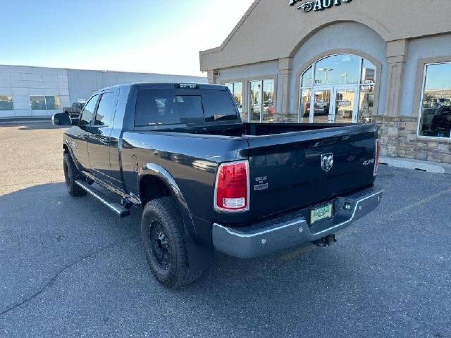 2018 GRAY /Black, leather RAM 2500 Laramie Mega Cab 4WD (3C6UR5NL2JG) with an 6.7L L6 OHV 24V TURBO DIESEL engine, 6-Speed Automatic transmission, located at 1235 N Woodruff Ave., Idaho Falls, 83401, (208) 523-1053, 43.507172, -112.000488 - Photo#4