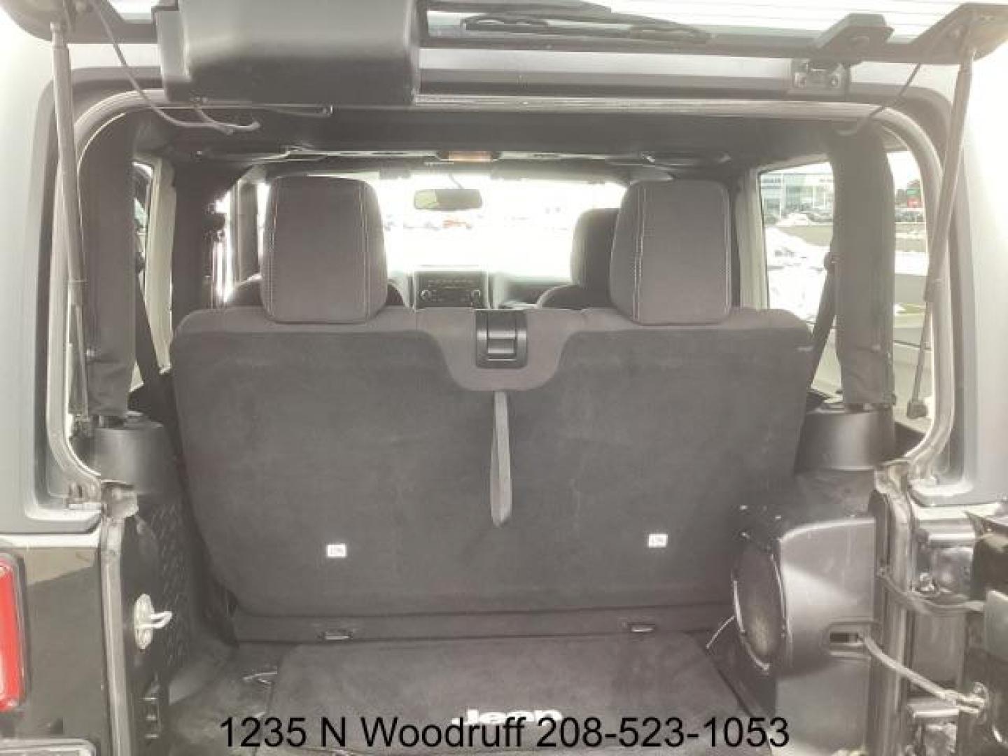 2014 Black Clearcoat /Black Jeep Wrangler Rubicon 4WD (1C4BJWCG6EL) with an 3.6L V6 DOHC 24V FFV engine, 5-Speed Automatic transmission, located at 1235 N Woodruff Ave., Idaho Falls, 83401, (208) 523-1053, 43.507172, -112.000488 - Photo#15