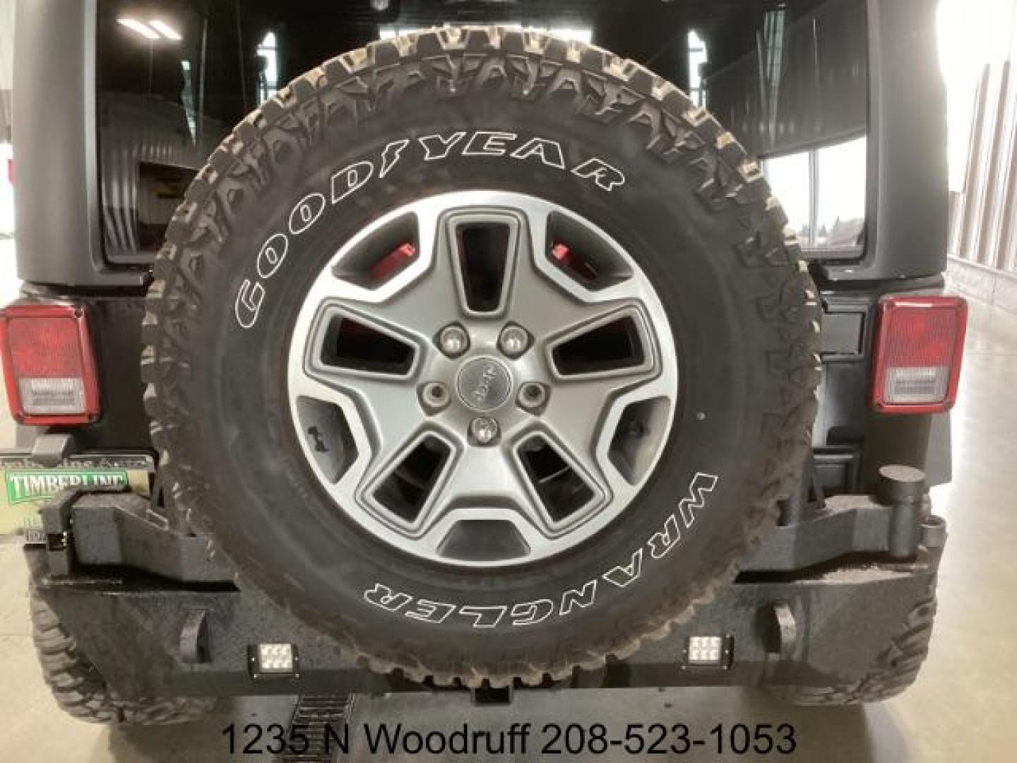 2014 Black Clearcoat /Black Jeep Wrangler Rubicon 4WD (1C4BJWCG6EL) with an 3.6L V6 DOHC 24V FFV engine, 5-Speed Automatic transmission, located at 1235 N Woodruff Ave., Idaho Falls, 83401, (208) 523-1053, 43.507172, -112.000488 - Photo#5