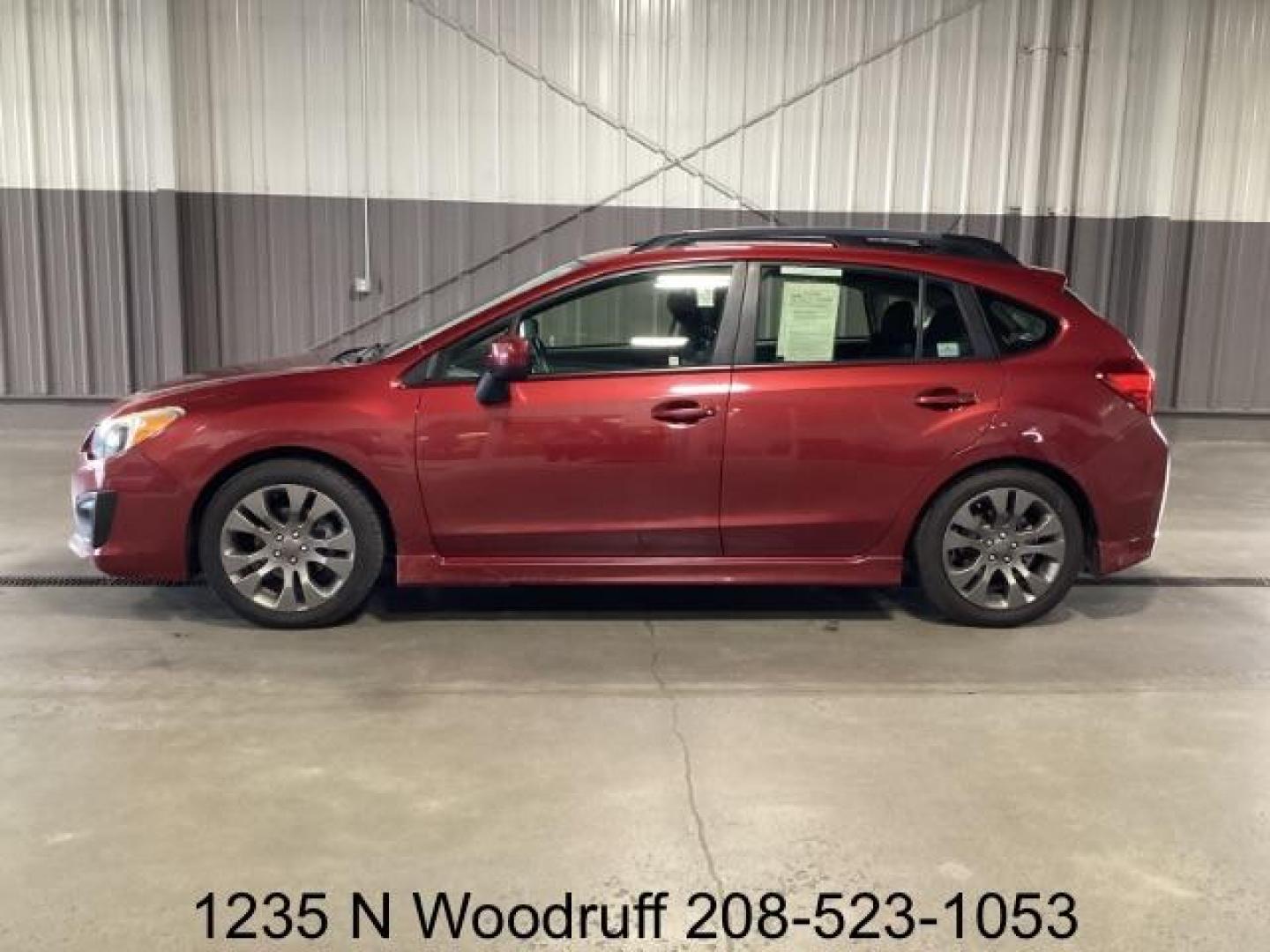 2014 Venetian Red Pearl /Black Subaru Impreza 2.0i Sport Premium (JF1GPAL66E8) with an 2.0L H4 DOHC 16V engine, Continuously Variable Transmission transmission, located at 1235 N Woodruff Ave., Idaho Falls, 83401, (208) 523-1053, 43.507172, -112.000488 - Photo#1