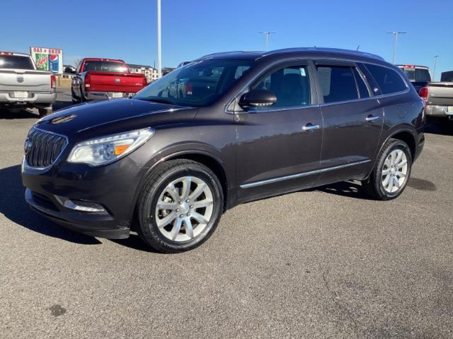 2017 GRAY /Ebony Seats w/Ebony Interior Accents, leather Buick Enclave Premium AWD (5GAKVCKD0HJ) with an 3.6L V6 DOHC 24V engine, 6-Speed Automatic Overdrive transmission, located at 1235 N Woodruff Ave., Idaho Falls, 83401, (208) 523-1053, 43.507172, -112.000488 - Photo#1