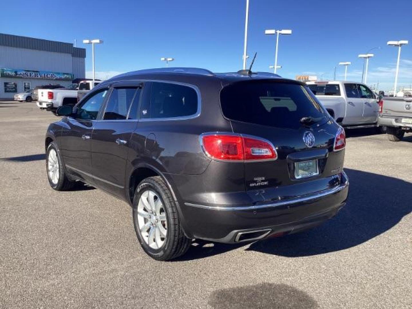 2017 GRAY /Ebony Seats w/Ebony Interior Accents, leather Buick Enclave Premium AWD (5GAKVCKD0HJ) with an 3.6L V6 DOHC 24V engine, 6-Speed Automatic Overdrive transmission, located at 1235 N Woodruff Ave., Idaho Falls, 83401, (208) 523-1053, 43.507172, -112.000488 - Photo#3