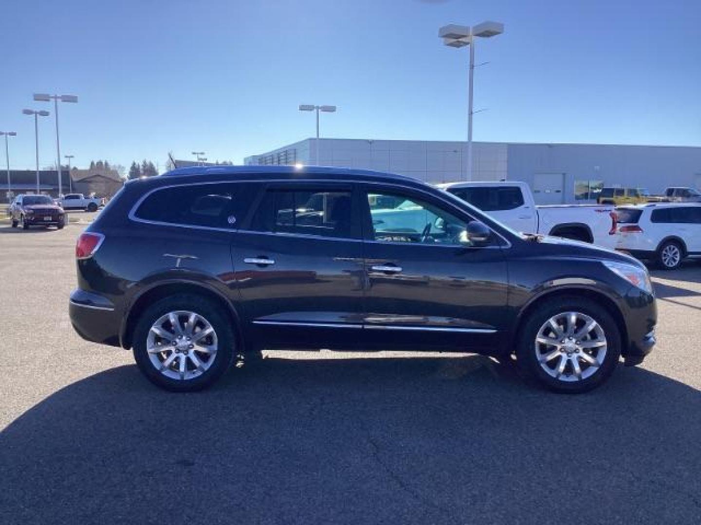 2017 GRAY /Ebony Seats w/Ebony Interior Accents, leather Buick Enclave Premium AWD (5GAKVCKD0HJ) with an 3.6L V6 DOHC 24V engine, 6-Speed Automatic Overdrive transmission, located at 1235 N Woodruff Ave., Idaho Falls, 83401, (208) 523-1053, 43.507172, -112.000488 - Photo#7