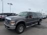 2008 GRAY /Medium Stone Cloth Interior Ford F-350 SD XLT Crew Cab 4WD (1FTWW31R48E) with an 6.4L V8 OHV 32V TURBO DIESEL engine, 5-Speed Automatic transmission, located at 1235 N Woodruff Ave., Idaho Falls, 83401, (208) 523-1053, 43.507172, -112.000488 - Photo#0