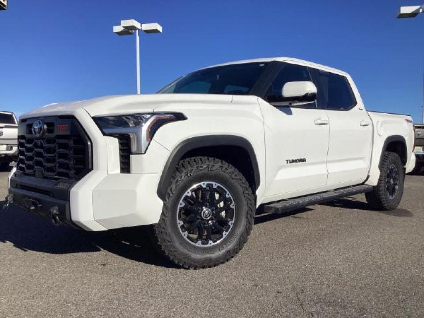 2022 White Toyota Tundra SR5 CrewMax 4WD (5TFLA5DB3NX) with an 3.4L V6 DOHC 24V engine, 6-Speed Automatic transmission, located at 1235 N Woodruff Ave., Idaho Falls, 83401, (208) 523-1053, 43.507172, -112.000488 - Photo#1