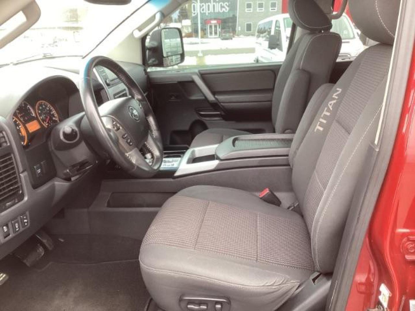 2014 Venetian Ruby /Charcoal II Nissan Titan PRO-4X Crew Cab 4WD SWB (1N6AA0ECXEN) with an 5.6L V8 DOHC 32V engine, 5-Speed Automatic transmission, located at 1235 N Woodruff Ave., Idaho Falls, 83401, (208) 523-1053, 43.507172, -112.000488 - Photo#12